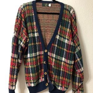 Vintage Oversized Wool Cardigan